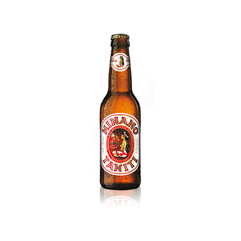 Hinano amber beer: Brewing elegance at its Peak 33cl bottle