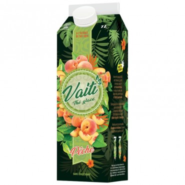 Vaiti Peach Flavor Iced Tea bottle 1L