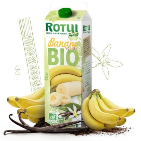 Organic Banana Vanilla Nectar from Moorea - Rotui