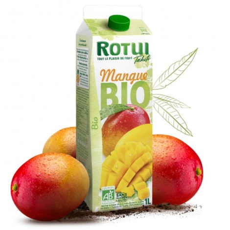 Organic Moorea Mango Nectar by Rotui - 1L Organic Moorea Mango Nectar by Rotui - 1L