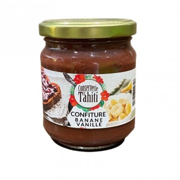 Banana/Vanilla Jam - Conserverie de Tahiti (250g)