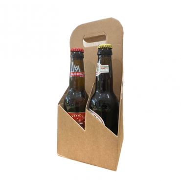 Pack 4 bières brassées à Tahiti - 100% Fenua 33cL