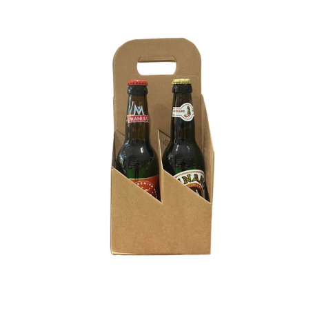 Pack 4 bières brassées à Tahiti - 100% Fenua 33cL