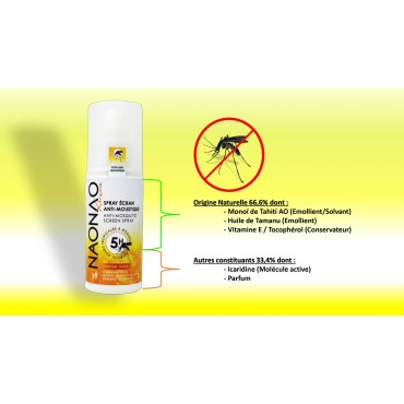Soin Nao Nao Xtreme Anti-moustiques Huile Sèche (100mL)