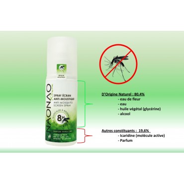 Anti-moustiques Spray Écran NaoNao Xtreme (100mL)