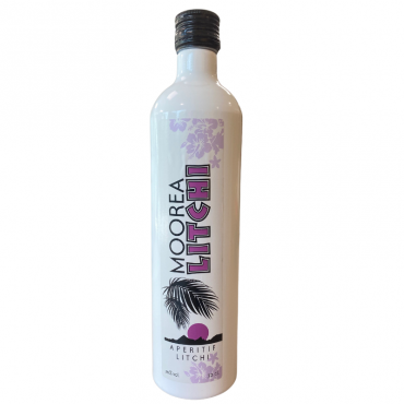 Liqueur Moorea saveur Litchi, Manutea, 20°