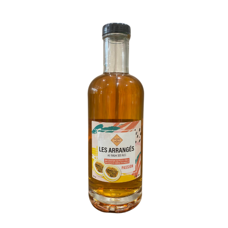 Passion-flavored "Les Arrangés" Rum - 30° (50 cL)