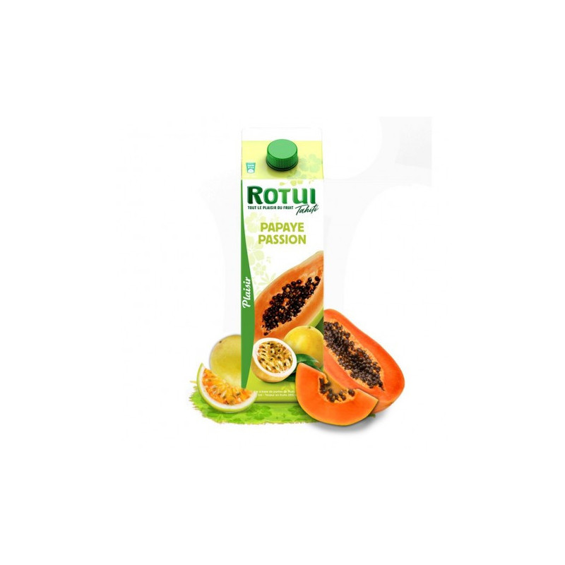 Jus de Papaye Rotui Plaisir - Riche en fibres, à faible teneur calorique (1L)