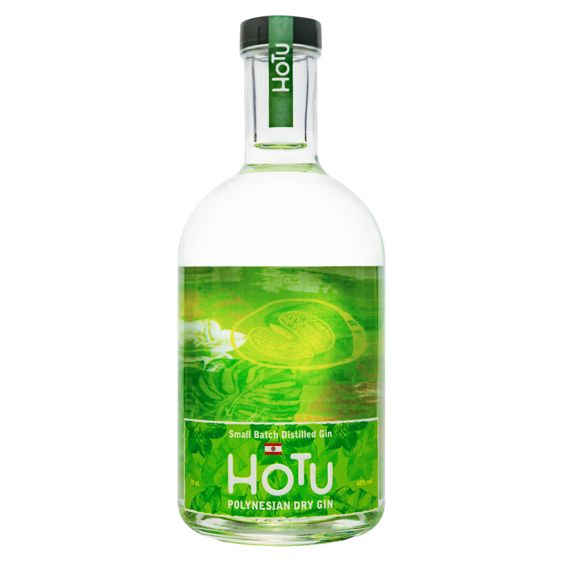 HOTU, Polynesian Dry Gin with 9 Plants from Tahiti - 42° (70cL) HOTU, Polynesian Dry Gin with 9 Plants from Tahiti - 42° (70cL)