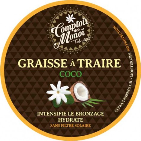 Graisse à Traire Noix de Coco - Comptoir des Monoï - 125 mL