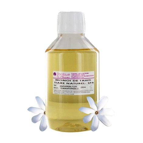 Monoï de Tahiti A.O Parfum Tiaré Naturel (250mL/1L)