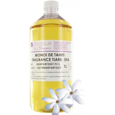 Monoï de Tahiti A.O Perfume Tiaré - Spa & Institut - 250 mL & 1L