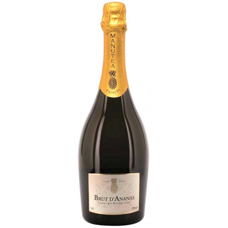 Bouteille en verre de 75cL Brut Classique d'Ananas - Variété Queen Tahiti - Manutea Bouteille en verre de 75cL Brut Classique d'Ananas - Variété Queen Tahiti - Manutea