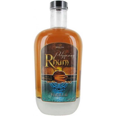 Rhum Vanille Tahitienne Manutea - 40° (70cL)