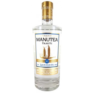 Pure White Cane Juice Rum - 50° 70cL by Manutea