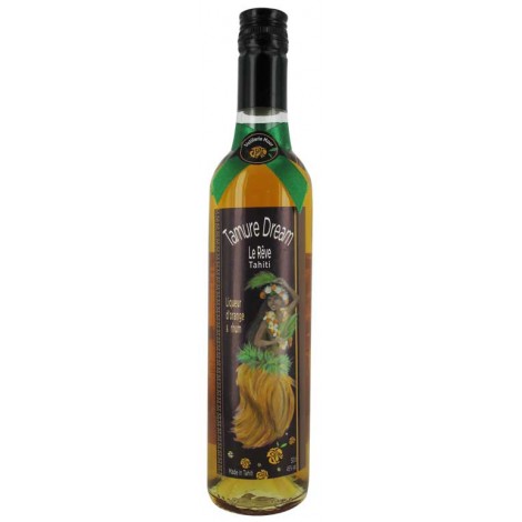 Tamure Dream Le Rêve Tahiti - Liqueur d'Orange et Rhum 45° 50 cL