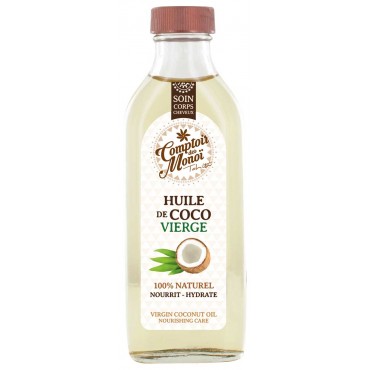 Huile de Coco Vierge - 100% Naturel - Comptoir des Monoï