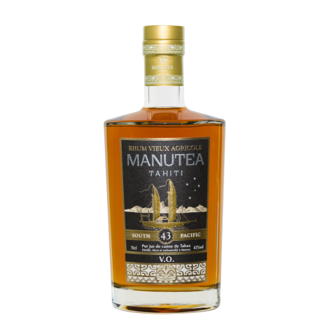 Rhum Vieux Agricole VO - 43° 70 cL par Manutea