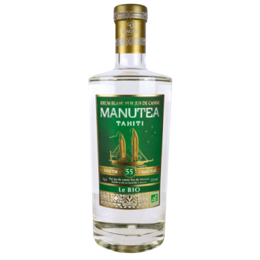 Le Bio White agricultural rum - 55° (70 cL)  by Manutea