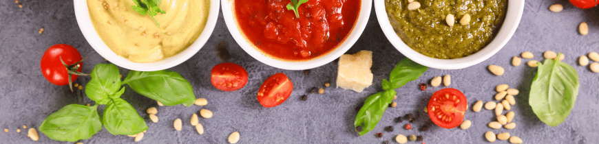 Ketchup et Pesto