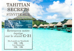 Tahitian Secrets will be present at Les Nauticales